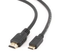 Gembird CC-HDMI4C-6 HDMI kabelis 1,8 m HDMI Type A (Standarta) HDMI Type C (Mini) Melns