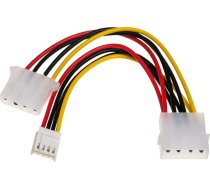 Akyga Molex x2 - 4-pinu kabelis, 0,15 m, Dažādas krāsas (AK-CA-14)