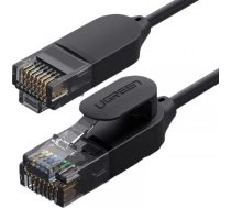 Ugreen Ethernet Patch Kabelis RJ45 Cat 6A UTP Tīkla Kabelis, 1m Melns (70332) - Universāls (58914-uniw)