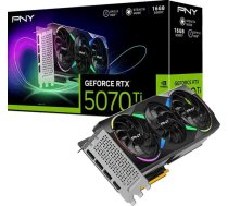 PNY GeForce RTX 5070 Ti ARGB EPIC-X RGB Overclocked Grafikas karte 16GB GDDR7 (VCG5070T16TFXXPB1-O)