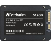Verbatim Vi550 512GB SSD disks - 2,5" SATA III (49352)