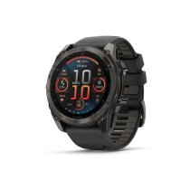 Garmin Fenix 8 3,56 cm (1,4") AMOLED 51 mm Digitālais skārienekrāns Tērauds Wi-Fi GPS (zvaigznātnes)