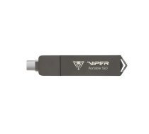Ārējais portatīvais SSD Patriot Viper PVP30 Duo Kompakts 1TB 1000MB/s USB A+C 3.2 Gen2 (PVP301TB28UDG)