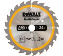 Dewalt 165x20mm Cirkulārās zāģa asmens, 24 zobu (DT1949-QZ)