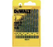 DeWalt Metāla HSS cilindriskie urbju komplekts (DT5912-QZ) – Izmēri 1,5 mm, 2 mm, 3 mm, 3,2 mm, 3,5 mm, 4 mm, 4,5 mm, 4,8 mm, 5 mm, 5,5 mm, 6 mm, 6,5 mm