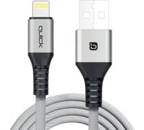 Ātrās USB-A uz Lightning kabeļa 1,5 m - Pelēks (4752168141250)