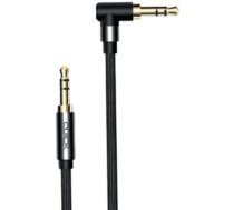 Quick Jack 3,5 mm uz 2 x 3,5 mm audio kabelis, 1 metrs, melns (4752168141304)