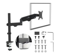 Maclean monitora stiprinājums, gāzes atsperes, 17"-32", 2-10kg, melns, MC-135
