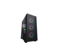 DeepCool Matrexx 55 Mesh ARGB 4F Midi torņa korpuss, melns
