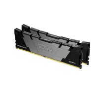 Kingston Technology FURY 16GB 3200MT/s DDR4 CL16 DIMM (Komplekts ar 2) Renegade Melns