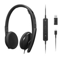 Lenovo 4XD1M45626 Vadu austiņas/earbuds ar galvas bandu, USB Type-C, melna