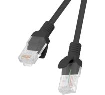 Lanberg Cat6 Bezmantu Pievienojuma Kabelis, 0,25 m, Melns