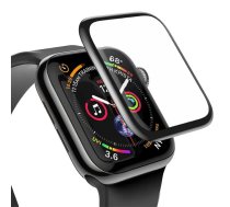 Baseus Apple Baseus 0.23mm curved-screen tempered glass 38mm for Apple Watch Black (SGAPWA4-C01)