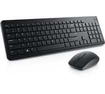 Dell KM3322W Bezvadu tastatūras un pele komplekts – Baterijas iekļautas, Krievu izkārtojums, Melns