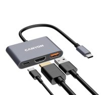Canyon CANYON hub DS-4 3in1 USB-C Grey