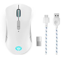 Lenovo Legion M600 Bezvadu spēļu pele, piemērota abām rokām RF bezvads, Bluetooth un USB Type-A, optiska 16000 DPI sensora