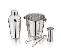 4 daļu bārmeņa komplekts, KINGHoff, tērauds, KH 1706