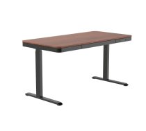 Activejet rakstāmgalds ar elektrisko augstuma regulēšanu 140x70 ET119W-C melns/valrieksts