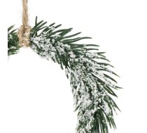 Ziemassvētku rotājums Springos CA1210, zaļa mini vainags, 10 cm