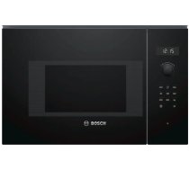 Bosch Serie 6 BFL524MB0 Mikroviļņu krāsns Melna Solo iebūvējamā mikroviļņu krāsns 20 l 800 W