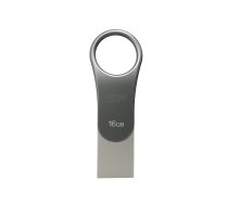 Silicon Power Mobile C80 USB zibatmiņas disks 16 GB USB Type-A / USB Type-C 3.0 (3.1 Gen 1) Titāna