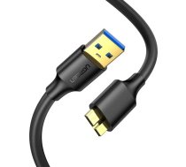 Ugreen USB-A uz Micro-B USB kabelis - 0,5 m, Melns (10840B)
