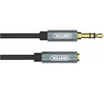 Unitek 3,5 mm uz 3,5 mm audio kabelis - 1m sudraba (Y-C932ABK)