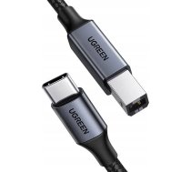 Ugreen USB-C uz USB-B kabelis, 1m, Melns (45034)