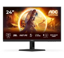 AOC G4 24G4HRE datora monitors 60,5 cm (23,8") 1920 x 1080 pikseļu Full HD LED Melns, Sarkanā