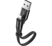 Baseus USB-A uz Lightning kabelis, 0,23 m, Melns