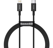 Baseus USB-C uz Lightning USB kabelis, 1m, Melns (BSU2666BLK)