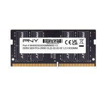 PNY 8GB DDR4 3200Hz SO-DIMM atmiņa
