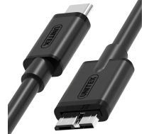 Unitek USB-C uz Micro USB kabelis 1m Melns (Y-C475BK)