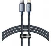 Baseus USB-C uz Lightning USB kabelis, 1,2 m, Melns