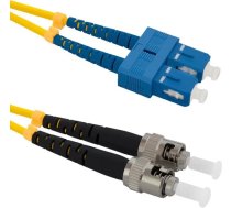 Qoltec Optiskais Pārejas Kabelis SC/UPC - ST/UPC Vienas Režīma 9/125 G652D 2m (54060)