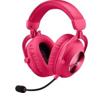 Logitech G Pro X2 Lightspeed Bezvadu Rozā Spēļu Austiņas (981-001275)