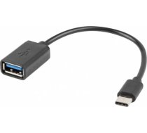 Lanberg USB-C uz USB melnā adapteris (AD-OTG-UC-01)