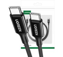 Ugreen USB-C uz USB-C kabelis - Melns (20478)