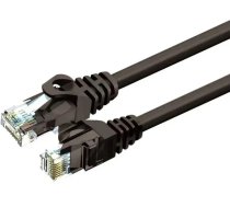ZOY Cat. 6 UTP Ethernet Kabelis – Melns, 1m, CCA Materiāls