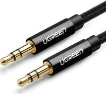 Ugreen 3,5 mm uz 3,5 mm audio kabelis, 1m, Melns (UGR648BLK)