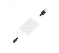 Hoco X21 Silicone iP charging cable Black White