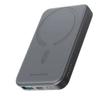 Joyroom Powerbank Joyroom JR-W020 Mini 5000mAh USB-A USB-C inductive 20W - black + USB-C / USB-C cable