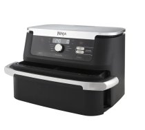 Ninja AF500EU frīzejs Divi 10,4 l, neatkarīgs 2470 W karstā gaisa cepeškrāsns Melns, nerūsējošā tērauda - AGDNIJFRY0009 - 0622356270373