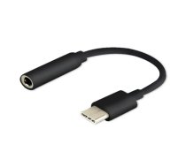 SAVIO USB Type 3.1 C (Vīrietis) – 3,5 mm (Sieviete) audio adapteris Melns AK-35/B
