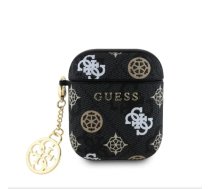 Guess - AirPods 1/2 PU 4G Peony Charm Case Black