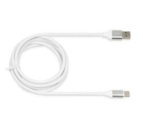 iBox IKUMTCWQC USB kabelis USB 2.0, 1,5 m, USB A uz USB C, balts