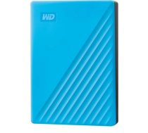 WD My Passport ārējais HDD 4TB - Zils (WDBPKJ0040BBL-WESN) - WDBPKJ0040BBL-WESN - 0718037870212