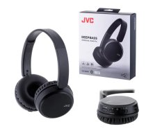 JVC HA-S36W Bezvadu austiņas ar galvas siksnu, zvanīšanai un mūzikai, Bluetooth, melna