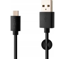 Fiksēts USB-A uz USB-C kabelis 2m Melns (FIXD-UC2M-BK)