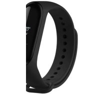 Stabils silikona siksniņa Xiaomi Mi Band 3/4 – Melna